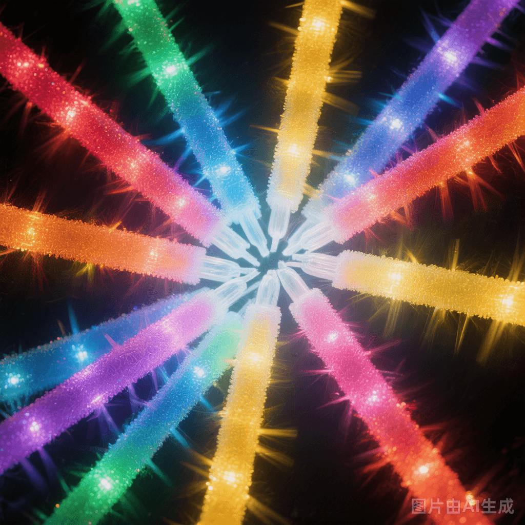 LED Flashing Cheering Sticks 10pcs
